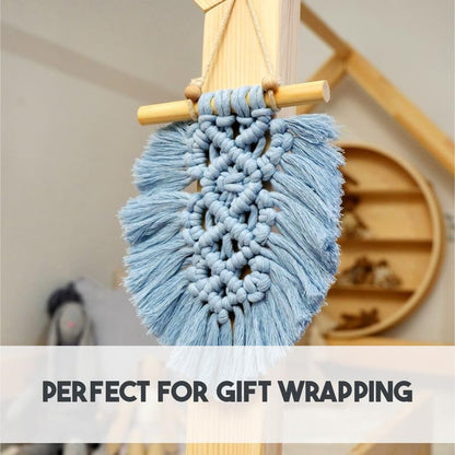 Premium Mustard Yellow Macrame Cord Twine, 100 m / 328 ft of 5 mm Thick Natural Cotton Thread Yarn Macrame Rope (Reel)