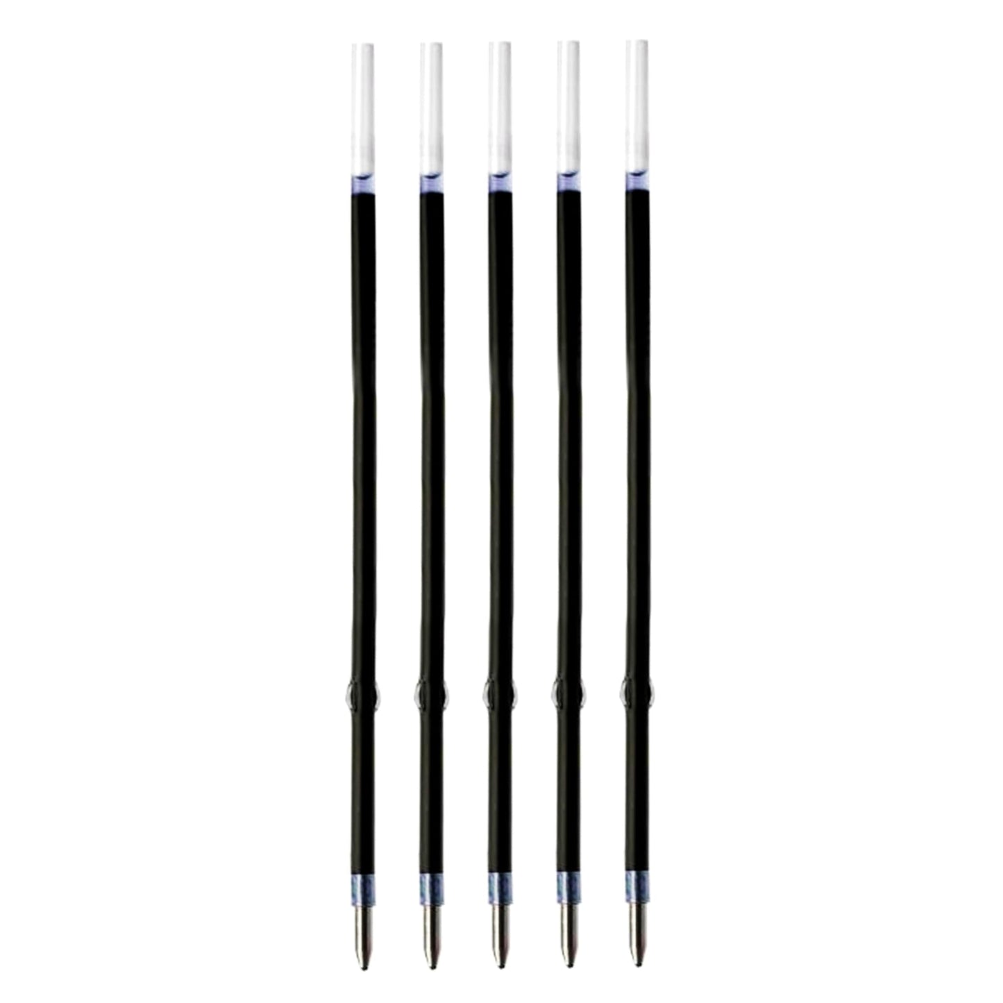 5 Pcs Ballpoint Pen Refills, Length 107 mm, Retractable Pen Refills, Smooth Writing, Smudge Free Ballpoint Pen Refills (Blue)
