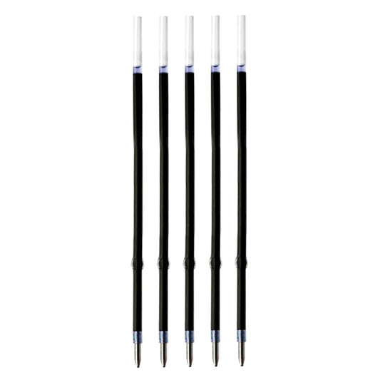 5 Pcs Ballpoint Pen Refills, Length 107 mm, Retractable Pen Refills, Smooth Writing, Smudge Free Ballpoint Pen Refills (Blue)