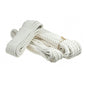 Cotton Rope, Natural Twisted Cotton Thread - 20 m / 65 ft of 14 mm Thick Soft for DIY Crafts, Decking Rope, Gardening, Bundling