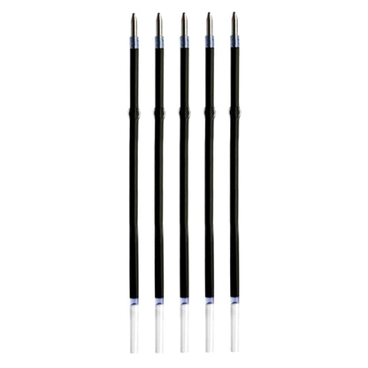 5 Pcs Ballpoint Pen Refills, Length 107 mm, Retractable Pen Refills, Smooth Writing, Smudge Free Ballpoint Pen Refills (Blue)