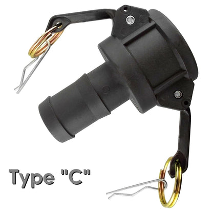 3 in Camlock Hose Coupling Fitting Male Female - Type E + C Cam & Groove (Pack of 1)