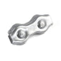 6 x 4 mm Duplex Rope Clip Clamp Fixing Loose Ends of Wire, Jute and Polypropylene Ropes