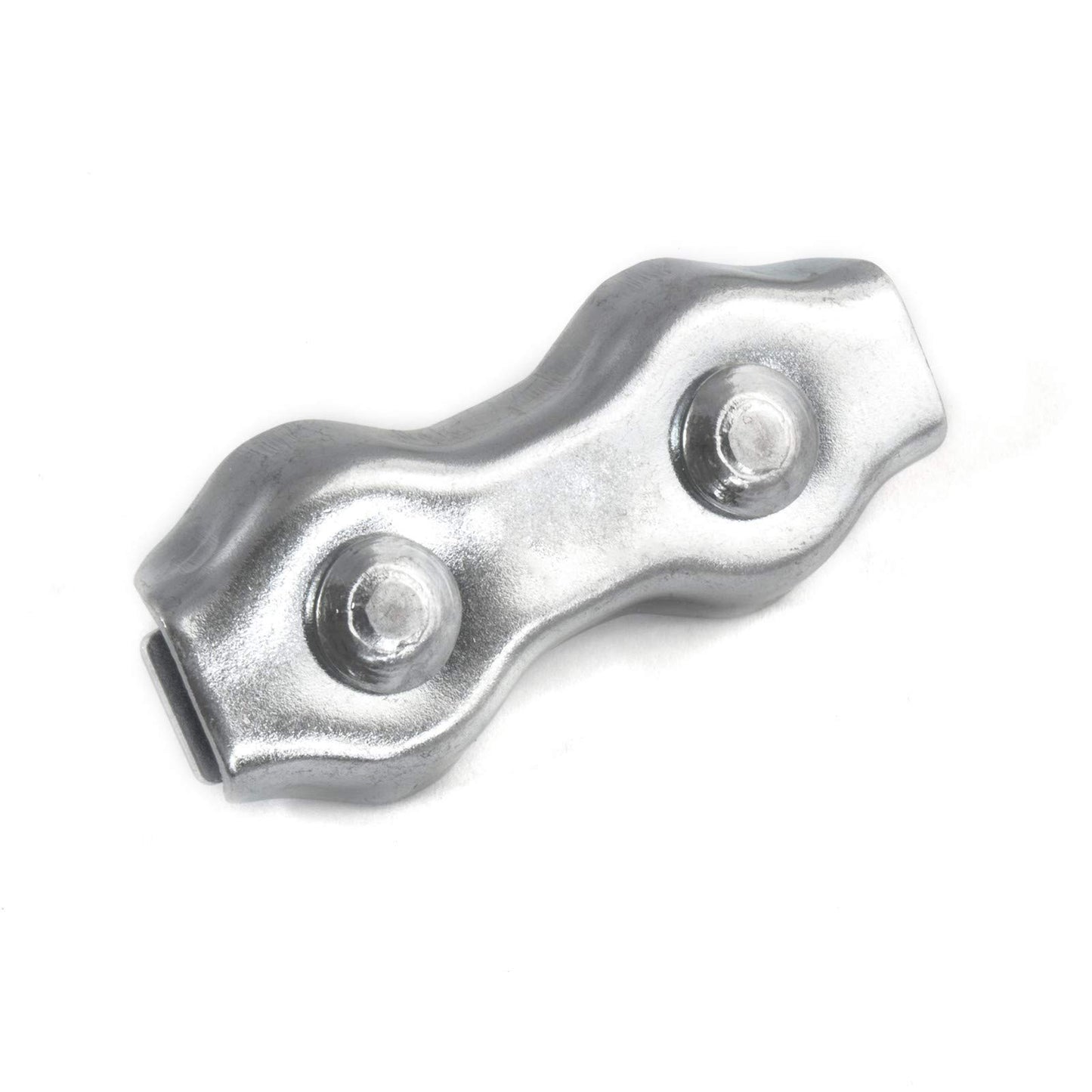 1 x 8 mm Duplex Rope Clip Clamp Fixing Loose Ends of Wire, Jute and Polypropylene Ropes