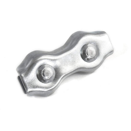 1 x 8 mm Duplex Rope Clip Clamp Fixing Loose Ends of Wire, Jute and Polypropylene Ropes