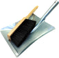 Universal Galvanized Dustpan and Brush Set - Heavy Duty, Rust-Resistant, Multipurpose Cleaning Tools