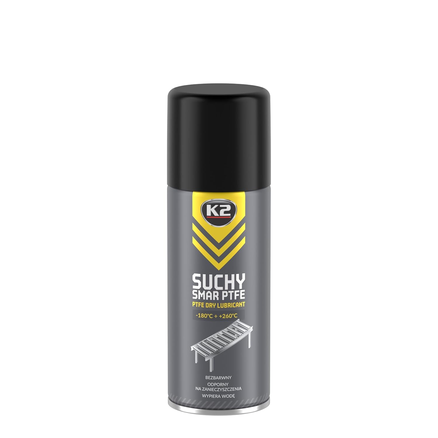 K2 PTFE Dry Lubricant 400ml Silicone-Free Spray - Colourless Dry Lubricant