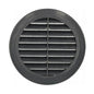 Graphite Grey Circle Round Air Vent Fit 100 to 150 mm Round Ducting Ventilation Cover Supply Fly Net