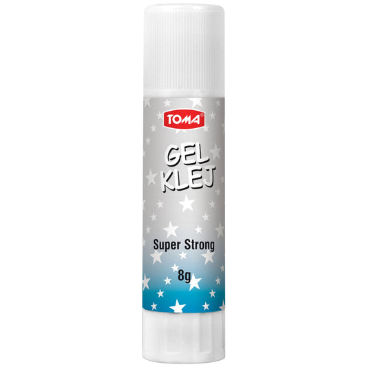 8 g Glue Stick, Gel Glue Stick, Clear, Washable, Non-toxic, Odourless, Ideal for School, Office, Everyday Use (Pack of 1)