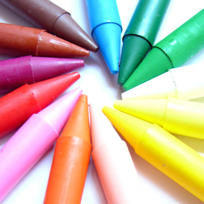 24 pcs Wax Crayons Set for Kids, Children Party, Colouring Art, 24 Bright and Vibrant Colours, Non-Toxic