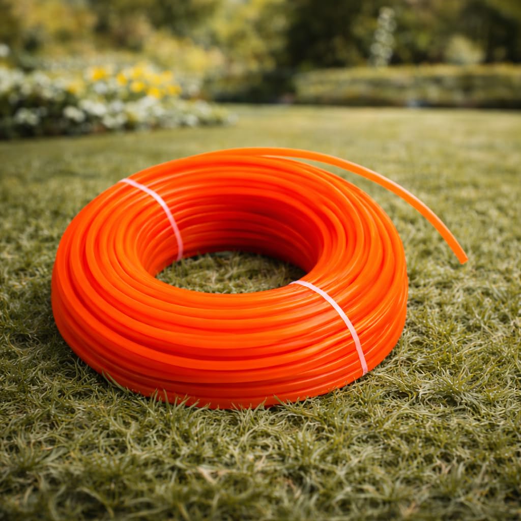 15 metres of Strong SQUARE Strimmer Brush Cutter Line (2.4 mm)