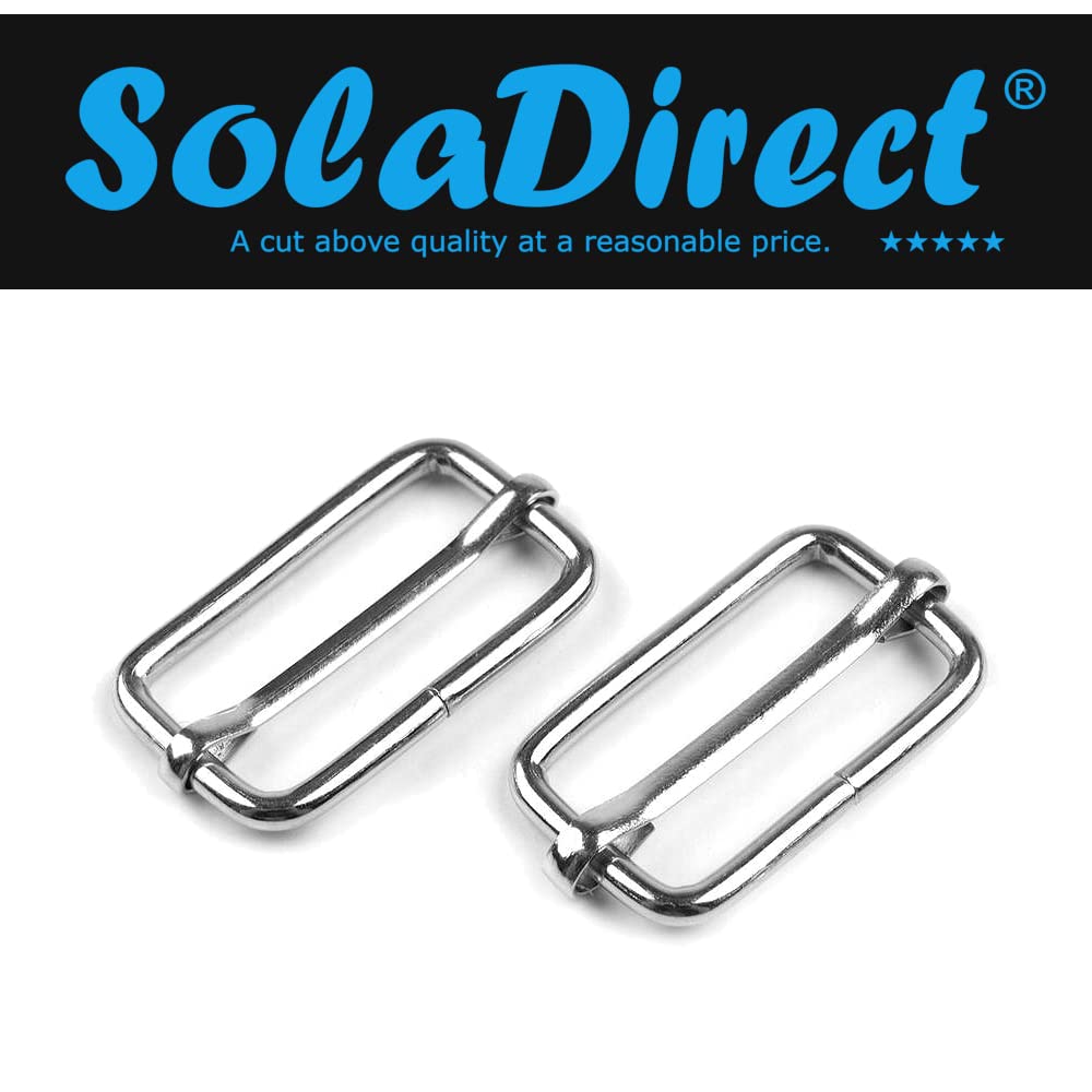100 x 20 mm 3 Bar / Tri Glide Sliders Buckles Fasteners Backpack, for Webbing Strap, Bag, Accessories, Metal, Silver
