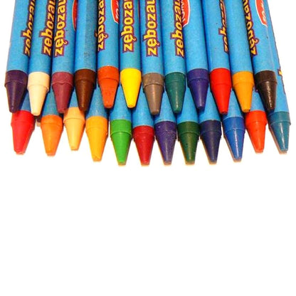 24 pcs Wax Crayons Set for Kids, Children Party, Colouring Art, 24 Bright and Vibrant Colours, Non-Toxic