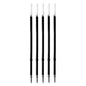5 Pcs Ballpoint Pen Refills, Length 107 mm, Retractable Pen Refills, Smooth Writing, Smudge Free Ballpoint Pen Refills (Black)