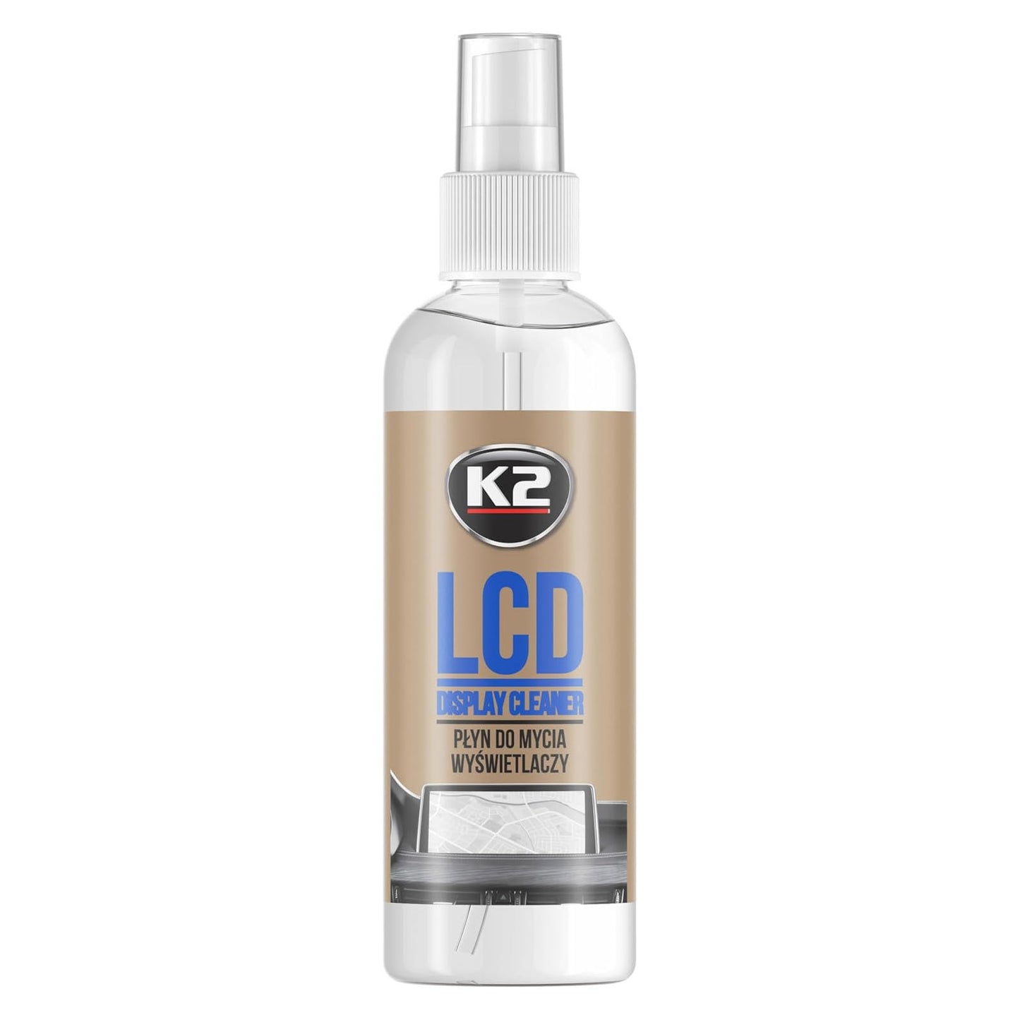K2 LCD Display Cleaner 250ml Screen Cleaning Spray - Streak-Free Cleaner for Laptop, TV, Phone, etc.