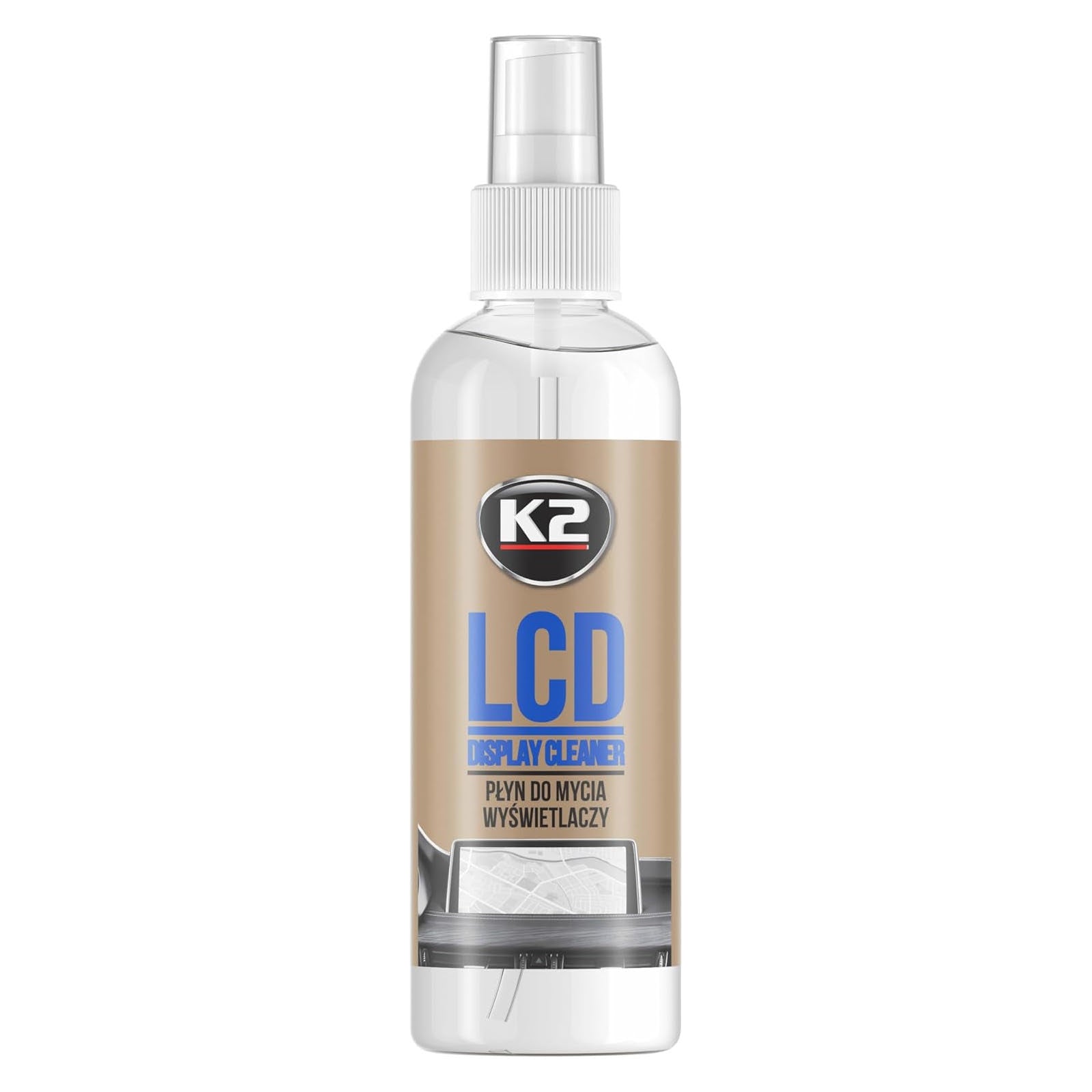K2 LCD Display Cleaner 250ml Screen Cleaning Spray - Streak-Free Cleaner for Laptop, TV, Phone, etc.