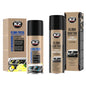 K2 Air Con Cleaner & Freshener Bundle - 500ml Foam & FRESH Lemon 150ml Bomb - Odour Eliminator for Car Air Conditioning