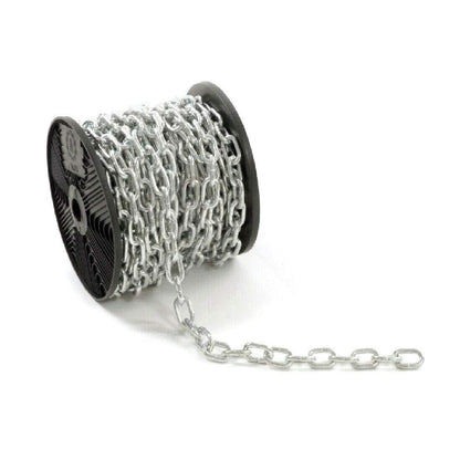 5 metres of 5 mm Strong Hot Dipped Galvanized Heavy Duty Steel Chain