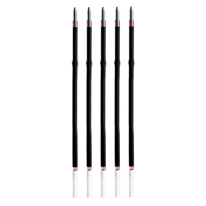 5 Pcs Ballpoint Pen Refills, Length 107 mm, Retractable Pen Refills, Smooth Writing, Smudge Free Ballpoint Pen Refills (Red)
