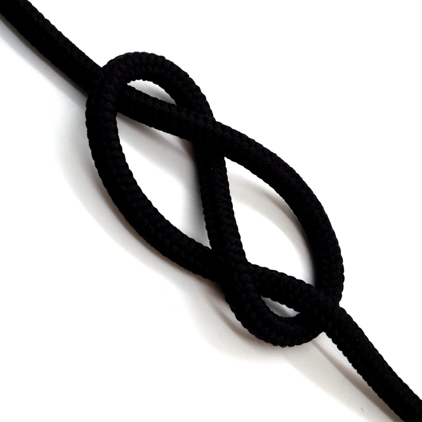 6mm x 20 metres / 65.6 ft of Black Polypropylene Rope, Solid Braided Poly Rope Cord Twine for Boating, Yachting, Camping