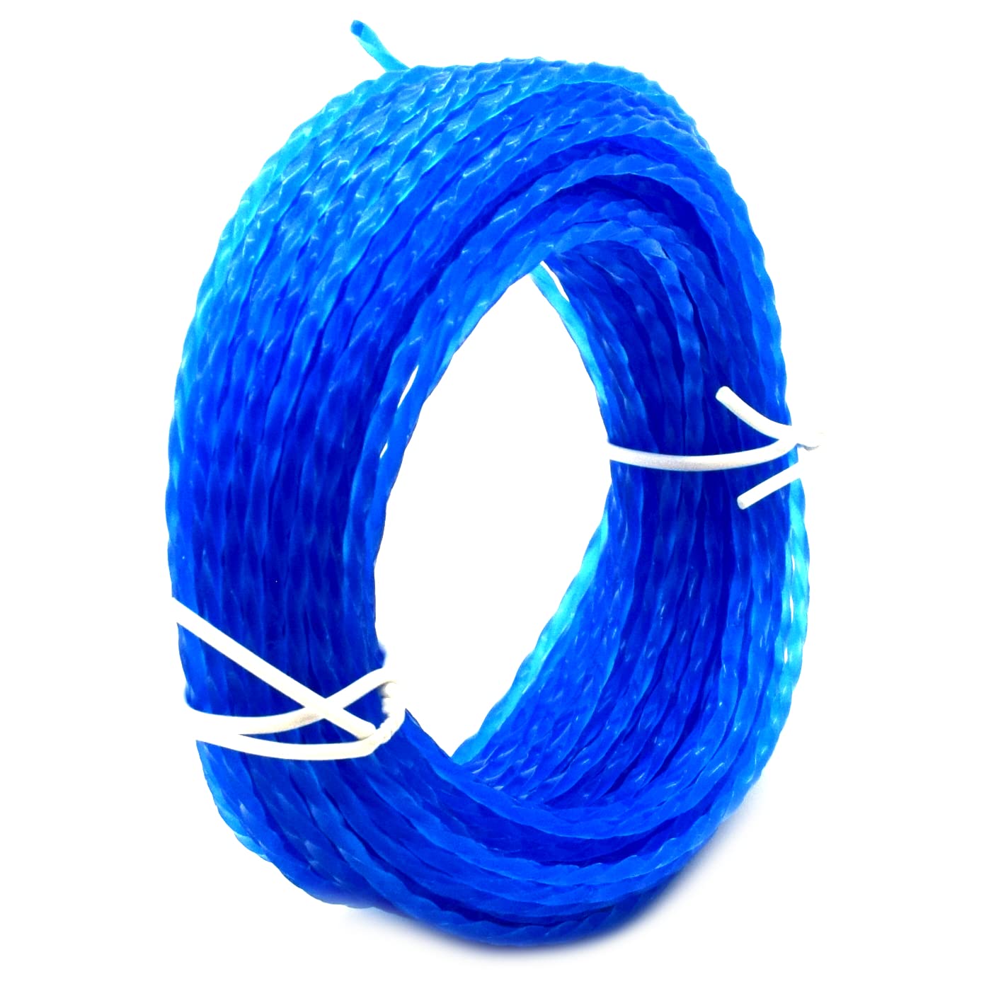 Trimmer Line Strimmer Line Heavy-Duty Twist Shaped Low Noise for Grass Trimmers and Brushcutters (Blue, 2.7 mm x 15 metres)