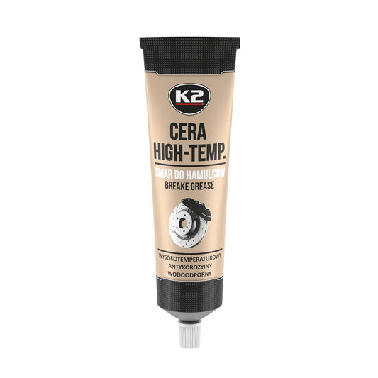 K2 Cera High-Temp Brake Grease - Synthetic Brake System Lubricant - Reduces Squeaks, Vibration