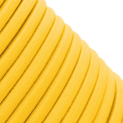 Yellow Bungee Cord - 5 m / 16 ft of 4 mm Bungee Rope, Shock Cord, Bungee Strap, Elastic Rope, Tie Down - Stretch at least 100%