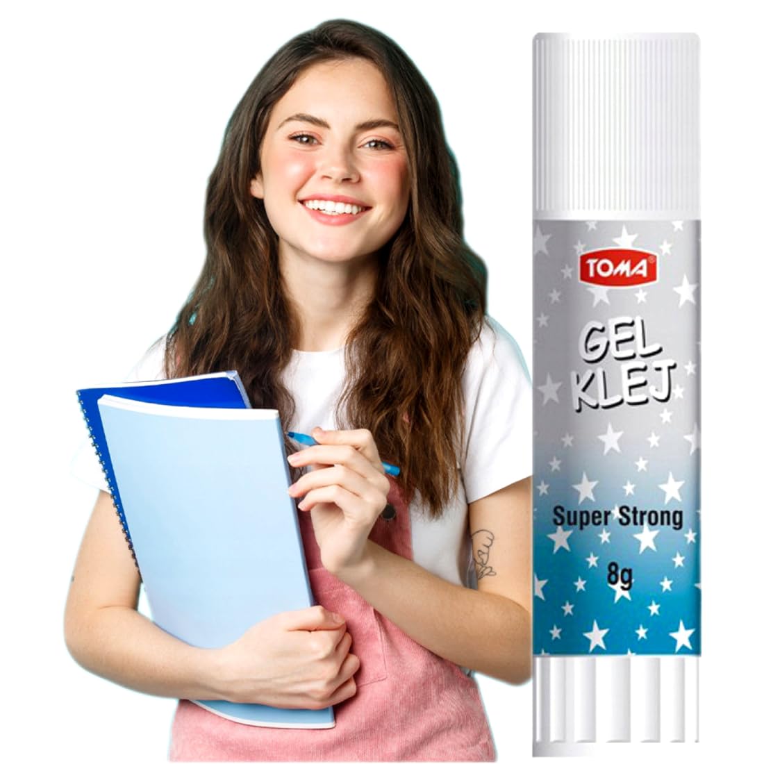 8 g Glue Sticks, Gel Glue Sticks, Clear, Washable, Non-toxic, Odourless, Ideal for School, Office, Everyday Use (Pack of 4)