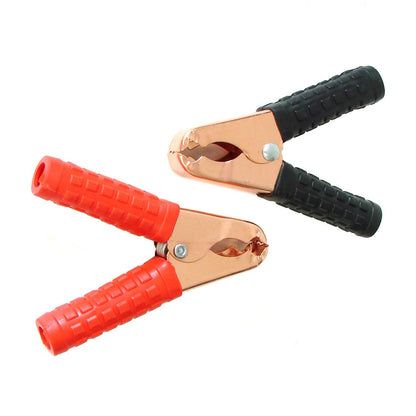 100mm / 4" Crocodile Clips, Alligator Clamps, Electrical Cable Terminal Test Metal Croc Clips - Car Battery, Electric Testing, DIY