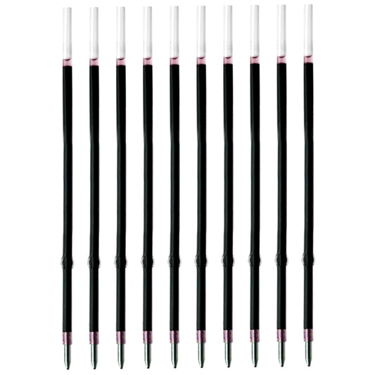 10 Pcs Ballpoint Pen Refills, Length 107 mm, Retractable Pen Refills, Smooth Writing, Smudge Free Ballpoint Pen Refills (Red)