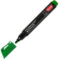 Green Permanent Marker Pen - Waterproof 2.0 mm Fibre Tip - Durable Writing Marker for Cardboard, Plastic, Metal, Glass, Wood