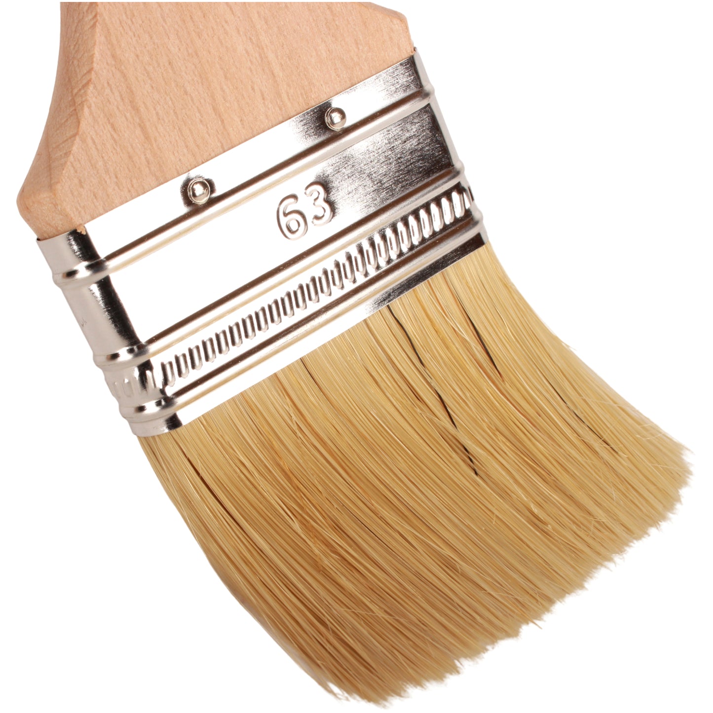 Paint Brush for a Smooth Finish Painting with Emulsion, Gloss, Satin Paints on Walls, Ceilings, Wood, Metal - 63 mm