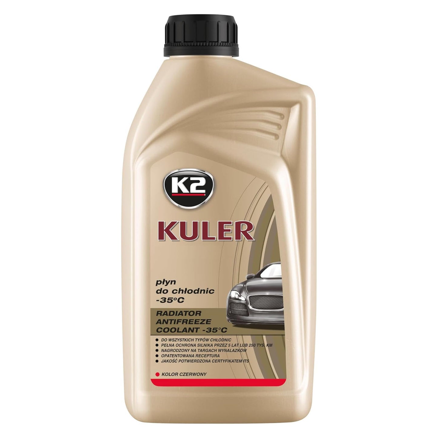 K2 Kuler Long Life 1L Ready Mixed Coolant -35 C Radiator Antifreeze Fluid for Car Cooling Systems