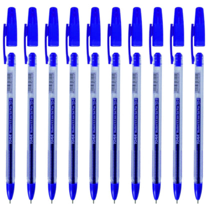 Ballpoint Pens, Gel Ink Ballpoint Pens, Smudge Free, Extra Fine Point 0.5 mm, Ideal for School, Office (Blue, 10 Pens)