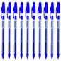 Ballpoint Pens, Gel Ink Ballpoint Pens, Smudge Free, Extra Fine Point 0.5 mm, Ideal for School, Office (Blue, 10 Pens)
