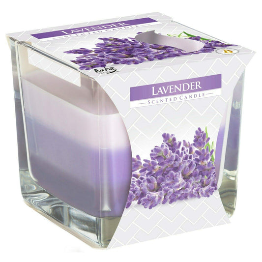 Lavender Scented Candle In Glass Jar 2 Wicks Assorted Fragrance Home Decor Xmas Gift