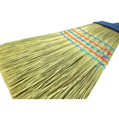 125 cm Long Handmade Corn Broom Sweeping Brush for Patio Stable Yard Garden Warehouse