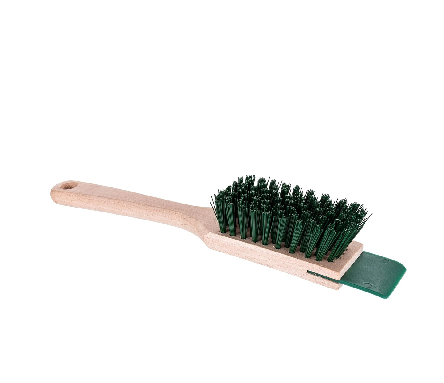 Lawnmower Cleaning Brush with Scraper for Cleaning Lawnmowers, Scarifiers and Other Garden Tools