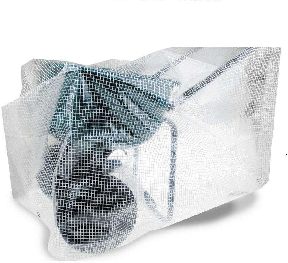 3 x 5 m Heavy-Duty Tarpaulin Cover - Clear 100GSM - Waterproof, Frost-Resistant, UV Protection, Multipurpose, Groundsheet