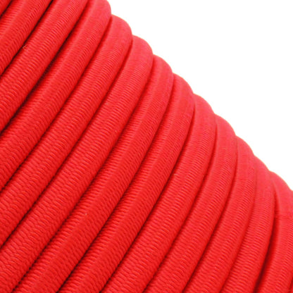 Red Bungee Cord - 5 m / 16 ft of 4 mm Bungee Rope, Shock Cord, Bungee Strap, Elastic Rope, Tie Down - Stretch at least 100%