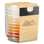 Vanilla Cupcake Scented Candle In Ribbed Glass Jar Assorted Fragrance Home Decor Xmas Gift Pack