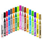 17 Colours Set of Oil-Based Paint Marker Pens Permanent - 2.5mm Round Tip, Fast-Drying Waterproof Ink - Universal for All Surfaces
