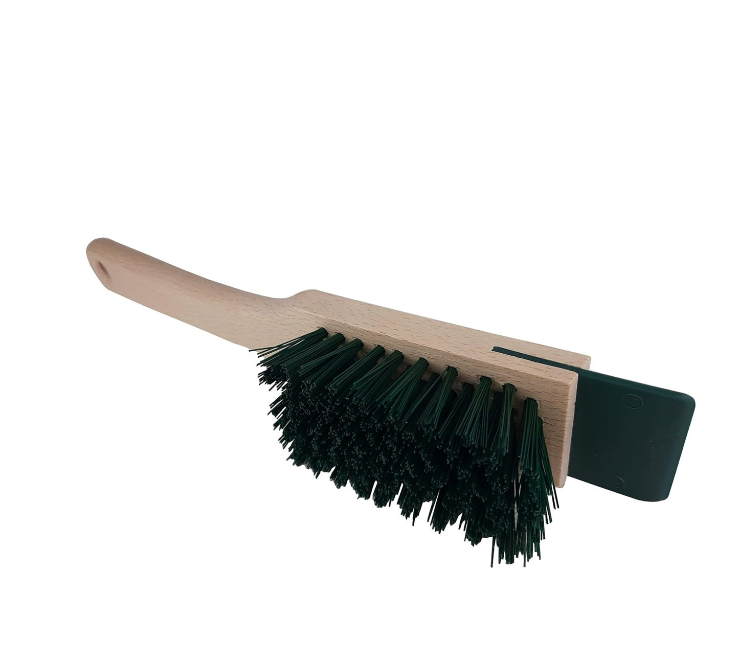 Lawnmower Cleaning Brush with Scraper for Cleaning Lawnmowers, Scarifiers and Other Garden Tools