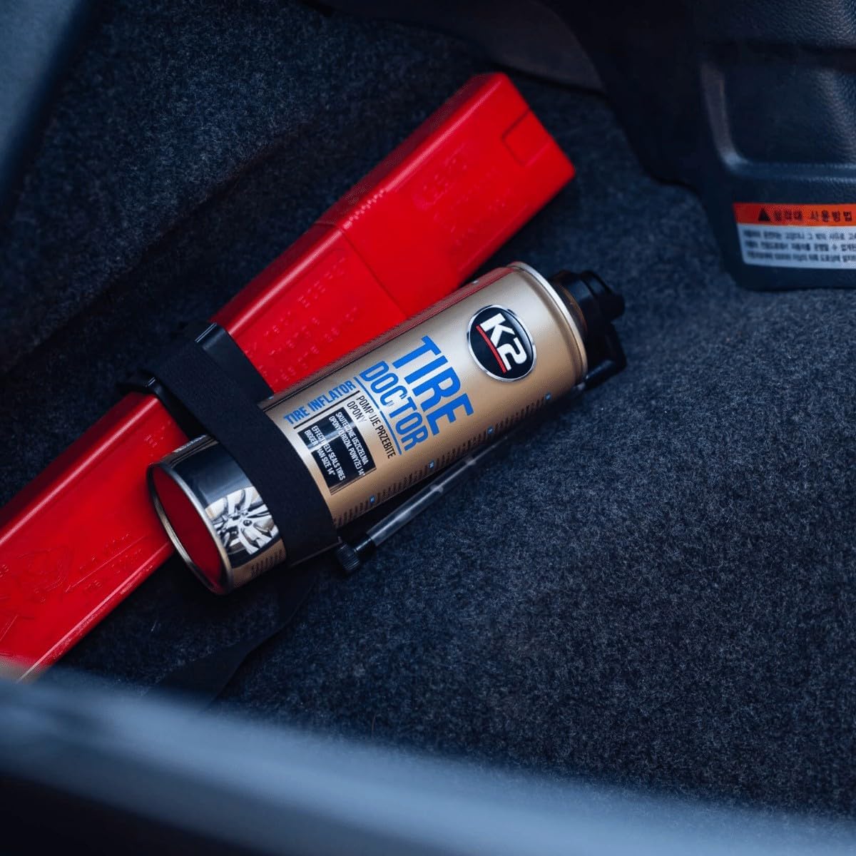 K2 Tire Doctor 535ml Emergency Tyre Repair Spray - Puncture Sealant for Tyres, Cars, Motorcycles
