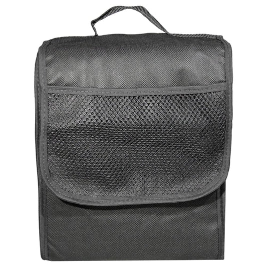 Car Boot Organiser Bag Anti Slip Foldable for Boot Storage Case Tool Bag Boot Tidy Bag, Suitable for All Vehicles, Black (Medium)