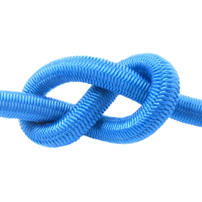 Blue Bungee Cord - 5 m / 16 ft of 4 mm Bungee Rope, Shock Cord, Bungee Strap, Elastic Rope, Tie Down - Stretch at least 100%
