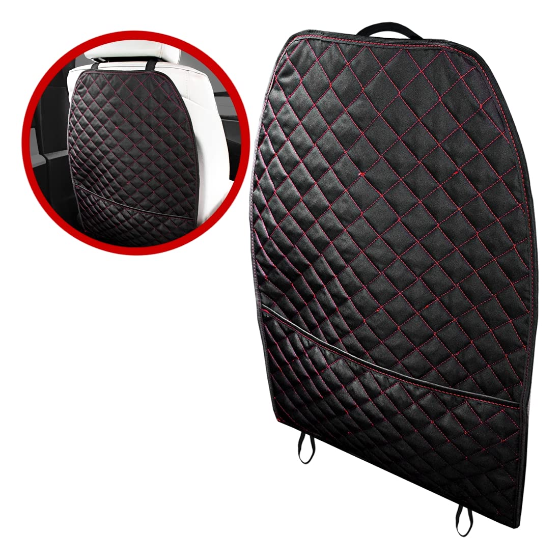 Front Car Van Seat Cover Protector with Pocket Universal Waterproof Protector