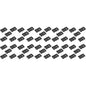 Side Release Buckles Clips for 30 mm / 1.18 inch Webbing Strap, Squeeze Fasteners, Black Delrin Plastic (Pack of 50)