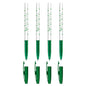 Ballpoint Pens, Smudge Free Ballpoint Pens, Extra Fine Point 0.5 mm, Ideal for School, Office, Everyday Use (Green, 4 Pens)