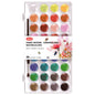 Watercolour Paint Set, 36 Vivid Colours in Case, Paintbrush Included, Ideal Watercolour Set for Artists, Amateur Hobbyists